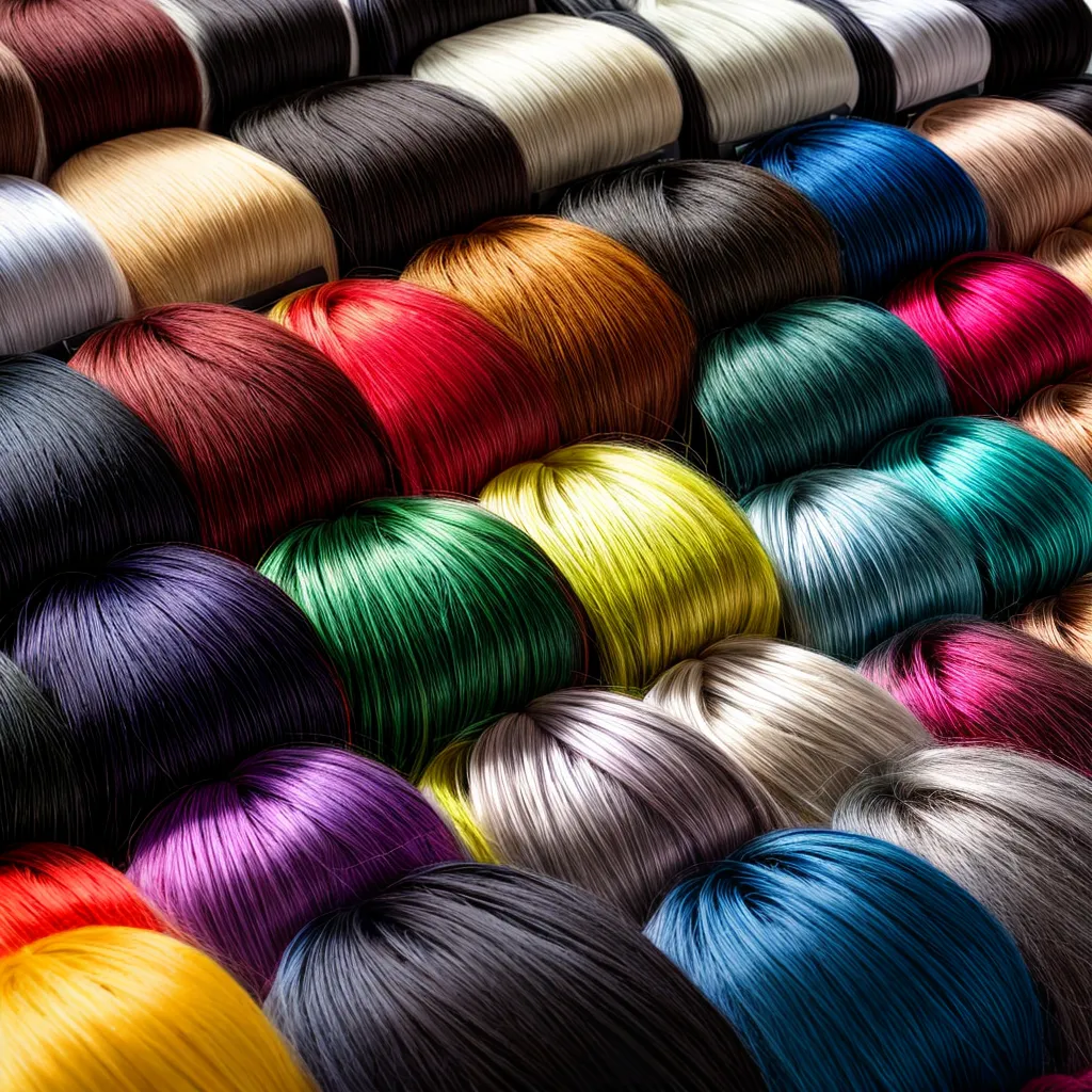perucas coloridas versatilidade transformacao