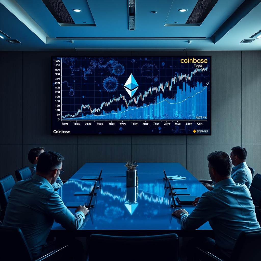 Instituições Acumulam Ethereum em Segredo: O Sinal Raro da Coinbase.