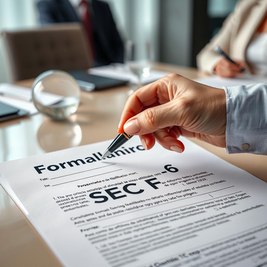 Formulário SEC F-6: O que é, como funciona, elegibilidade