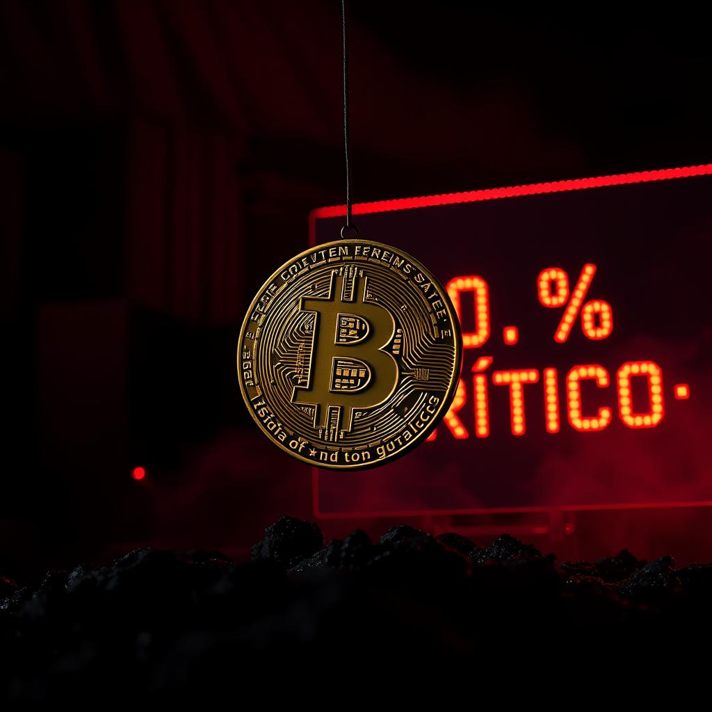 Alerta Vermelho: O Fim do Bitcoin Está a 0,7% de Distância.