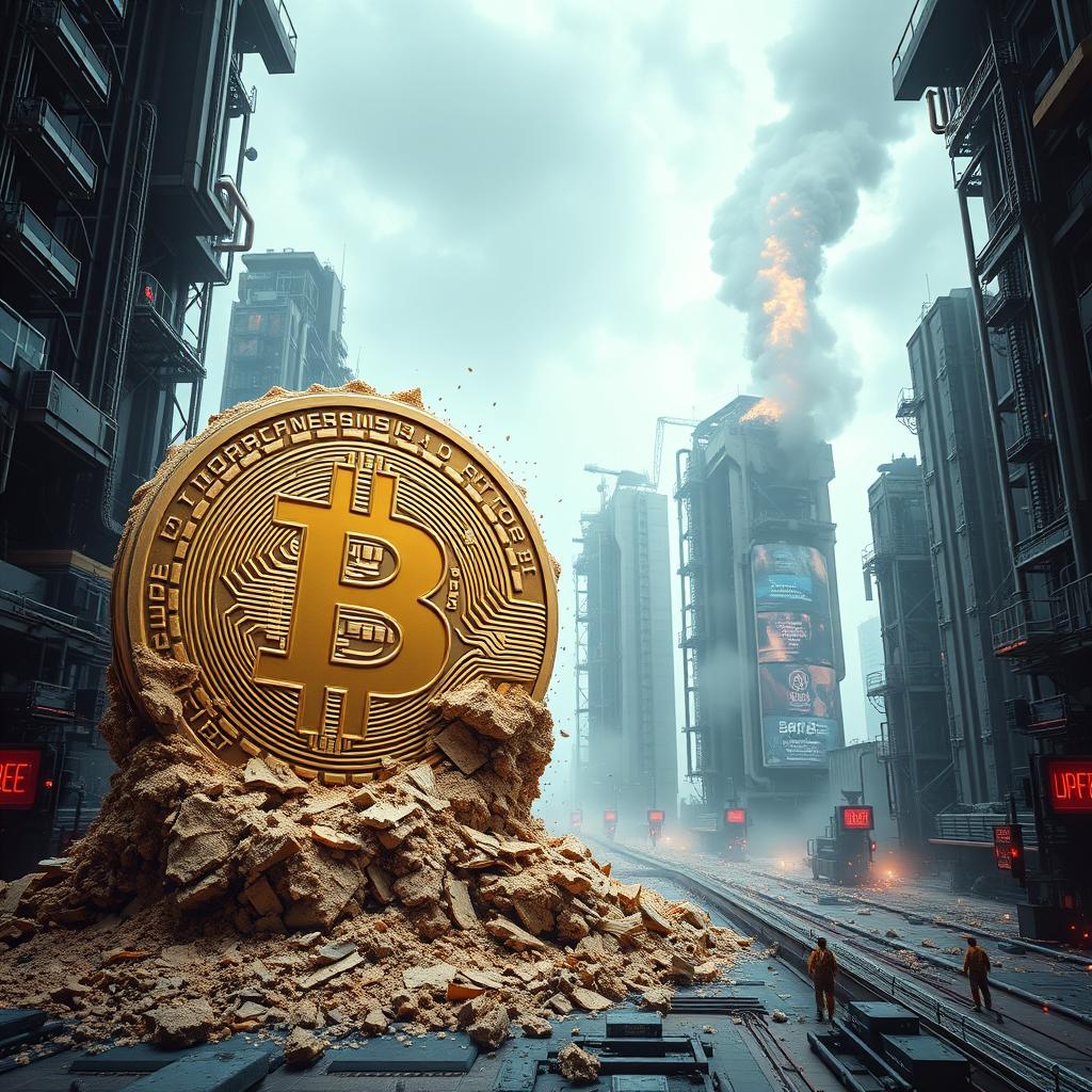 Alerta de Colapso: 40% do Bitcoin Desta Gigante Pode Virar Pó