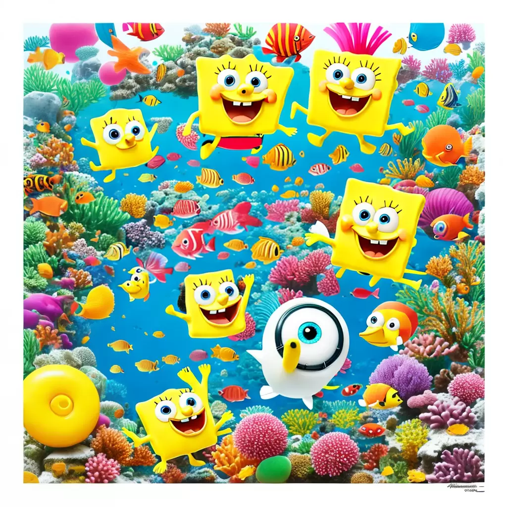Fotos spongebob gary peixes colorir