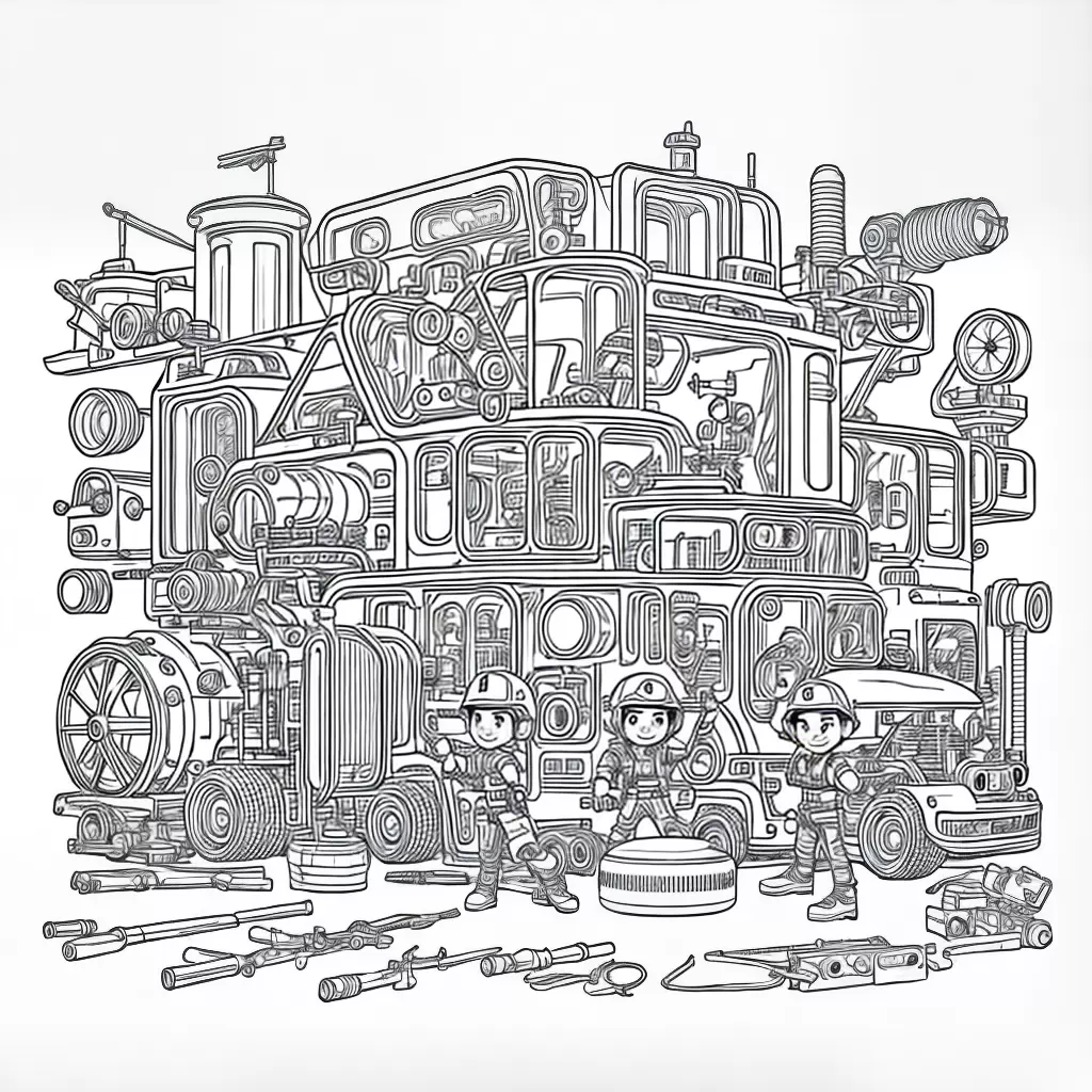 Coloring Pages Rust Rivers Rusty Rivets - 18 Desenhos para Imprimir e Colorir