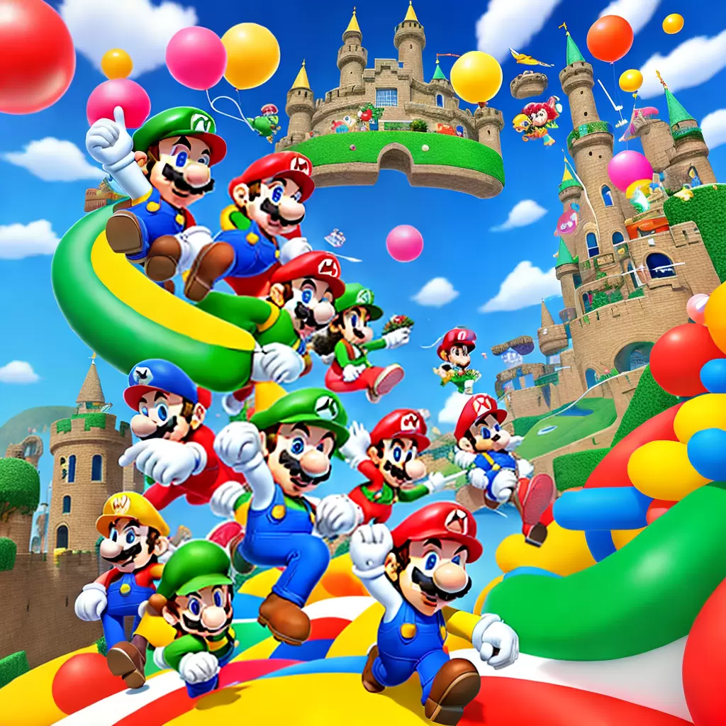 Fotos mario luigi peach castelo colorir