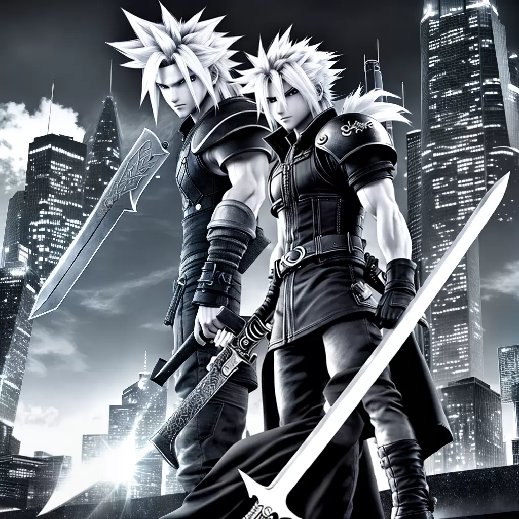 Fotos cloud espada midgar colorir