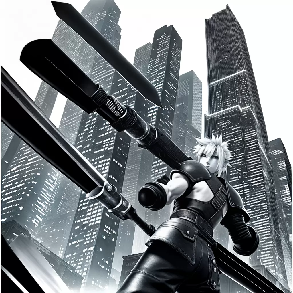 Fotos cloud espada midgar cidade