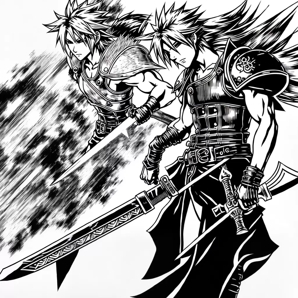 Fotos cloud espada final fantasy vii 1