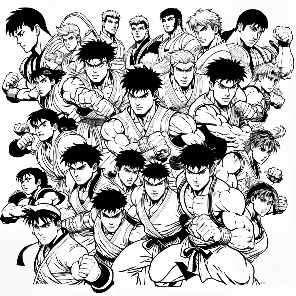 Fotos colorir street fighter 2 personagens Fotos colorir street fighter 2 personagens