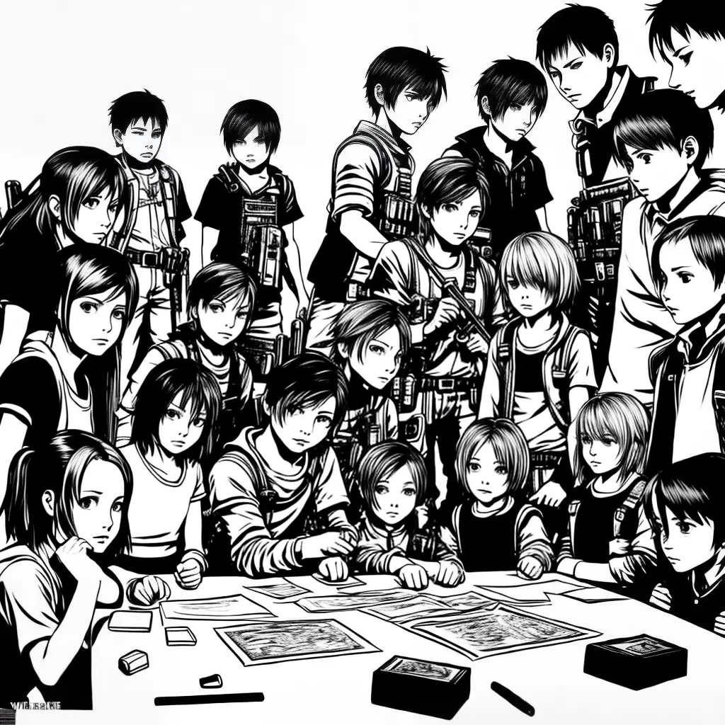 Fotos criancas colorindo personagens resident evil
