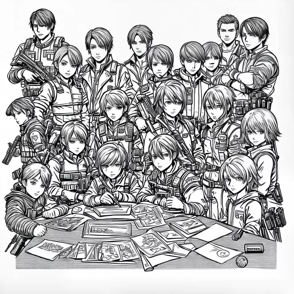Fotos criancas colorindo resident evil 4