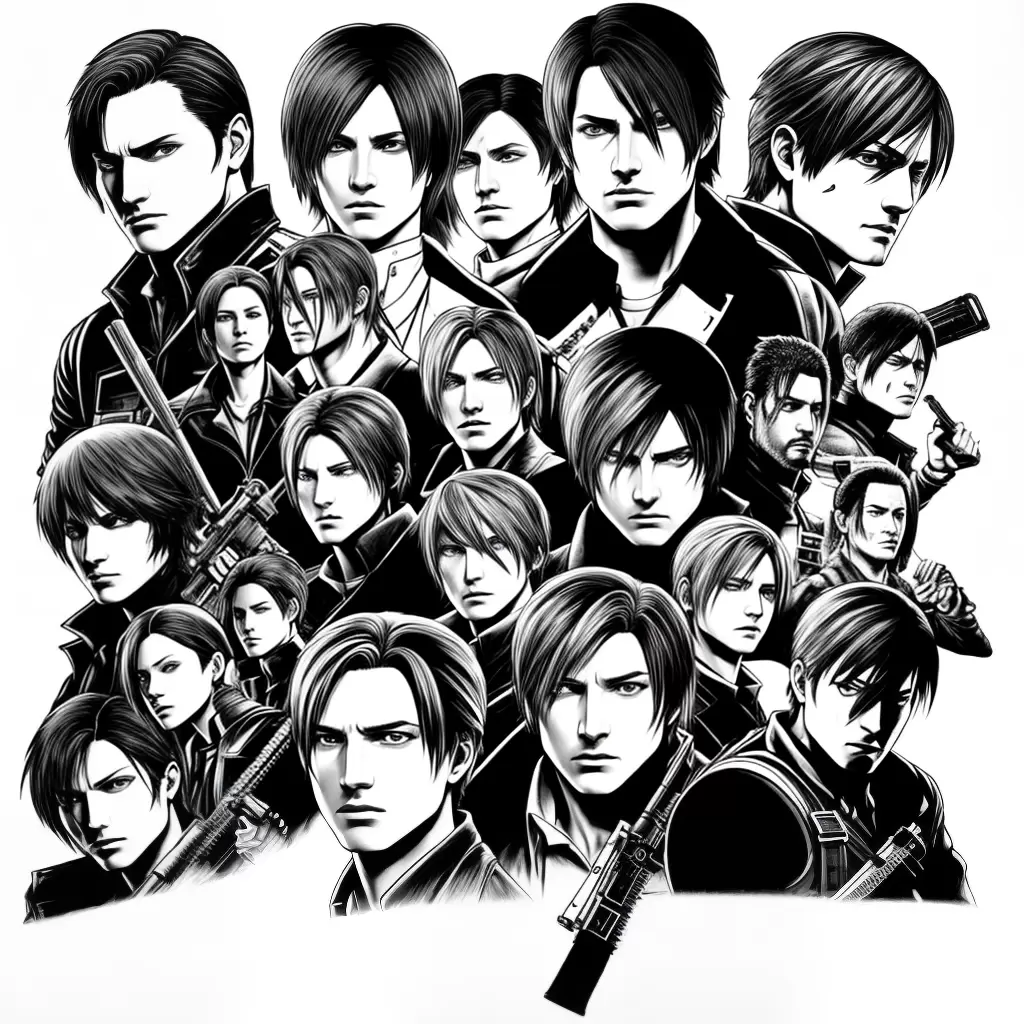 Fotos resident evil 4 desenhos para colorir 2