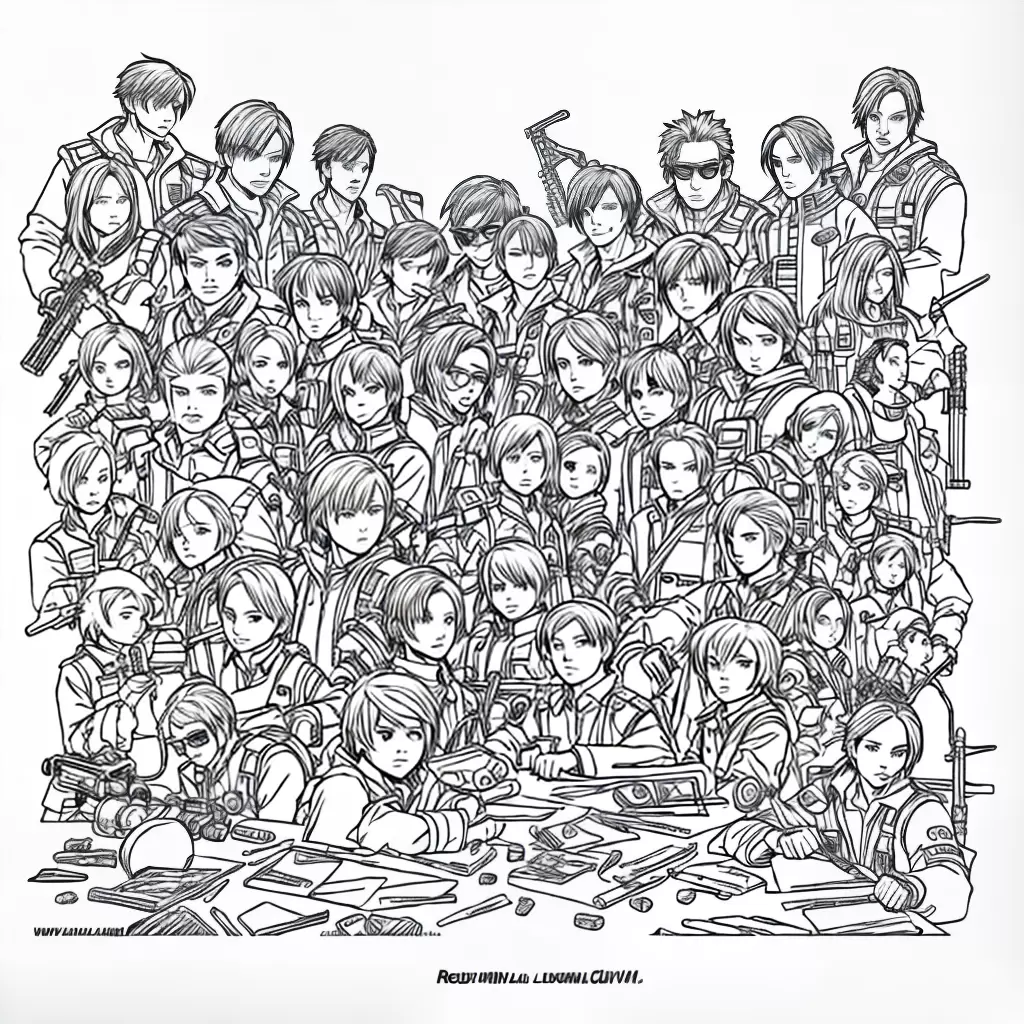 Fotos criancas colorindo resident evil 4 1