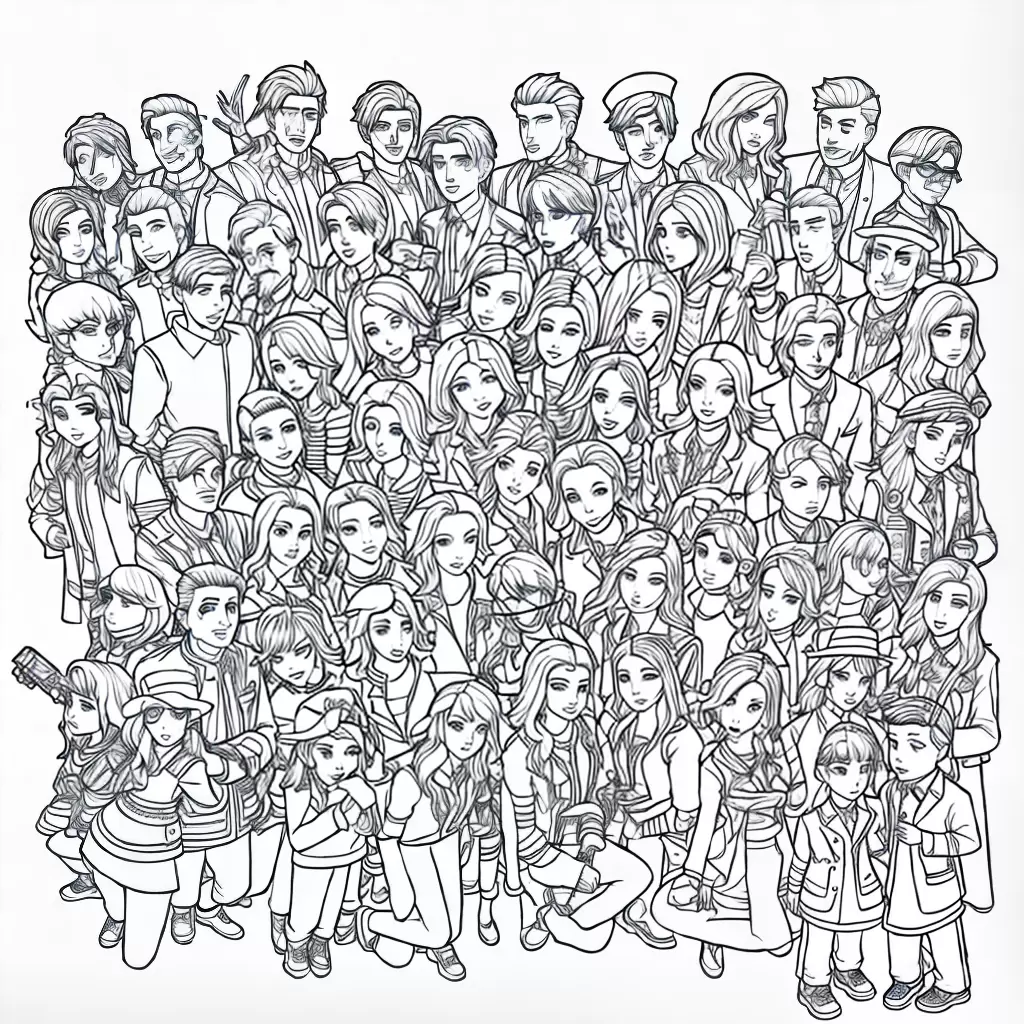 The Sims - 18 Desenhos para Imprimir e Colorir