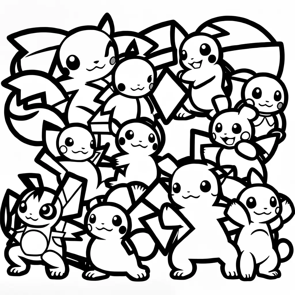 Fotos pikachu charmander squirtle colorir