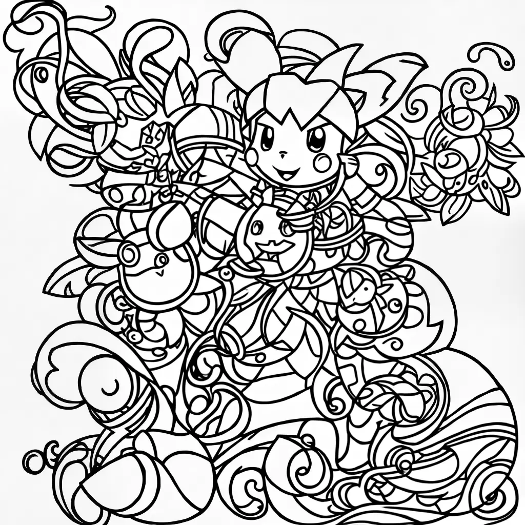 Fotos crianca colorindo pokemon smartphone