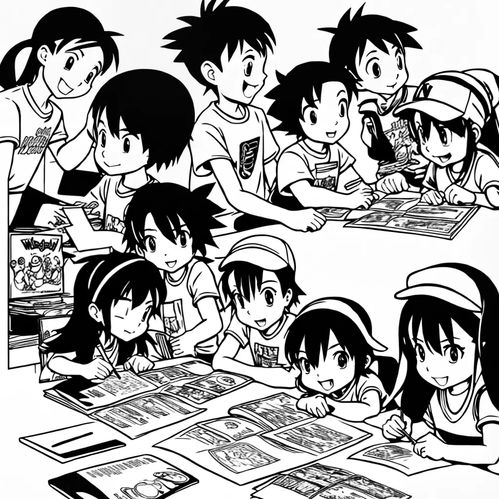 Fotos criancas colorindo pokemon posters