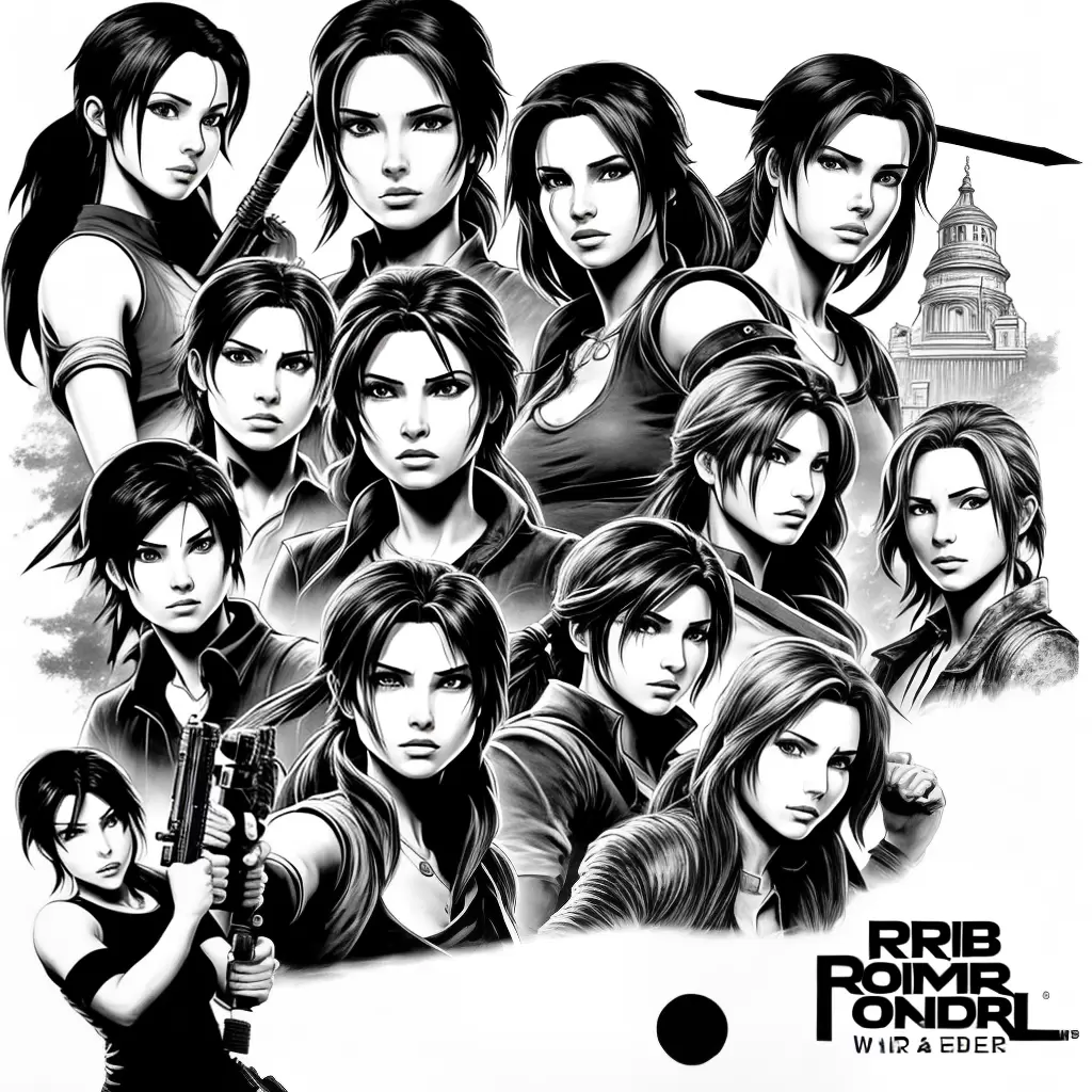 Fotos criancas colorindo tomb raider
