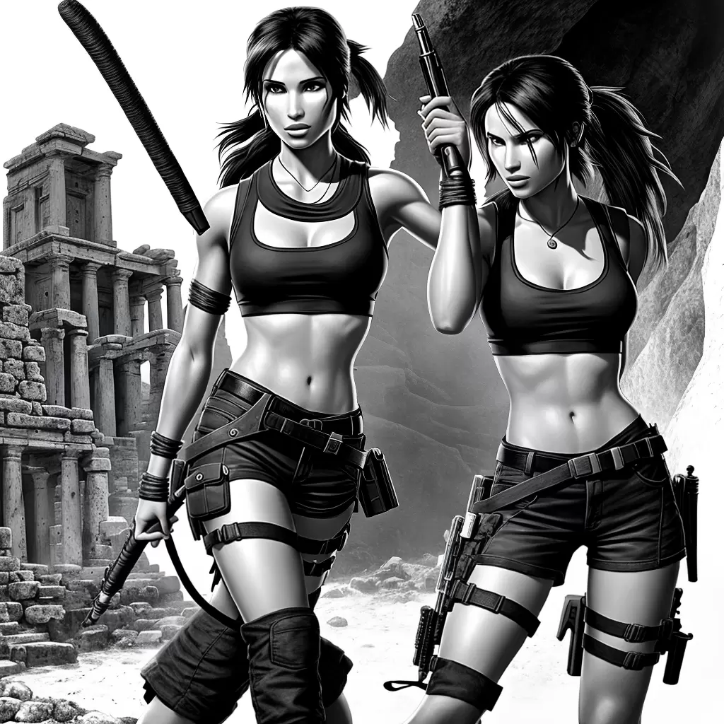 Fotos lara croft tumba ruinas caverna