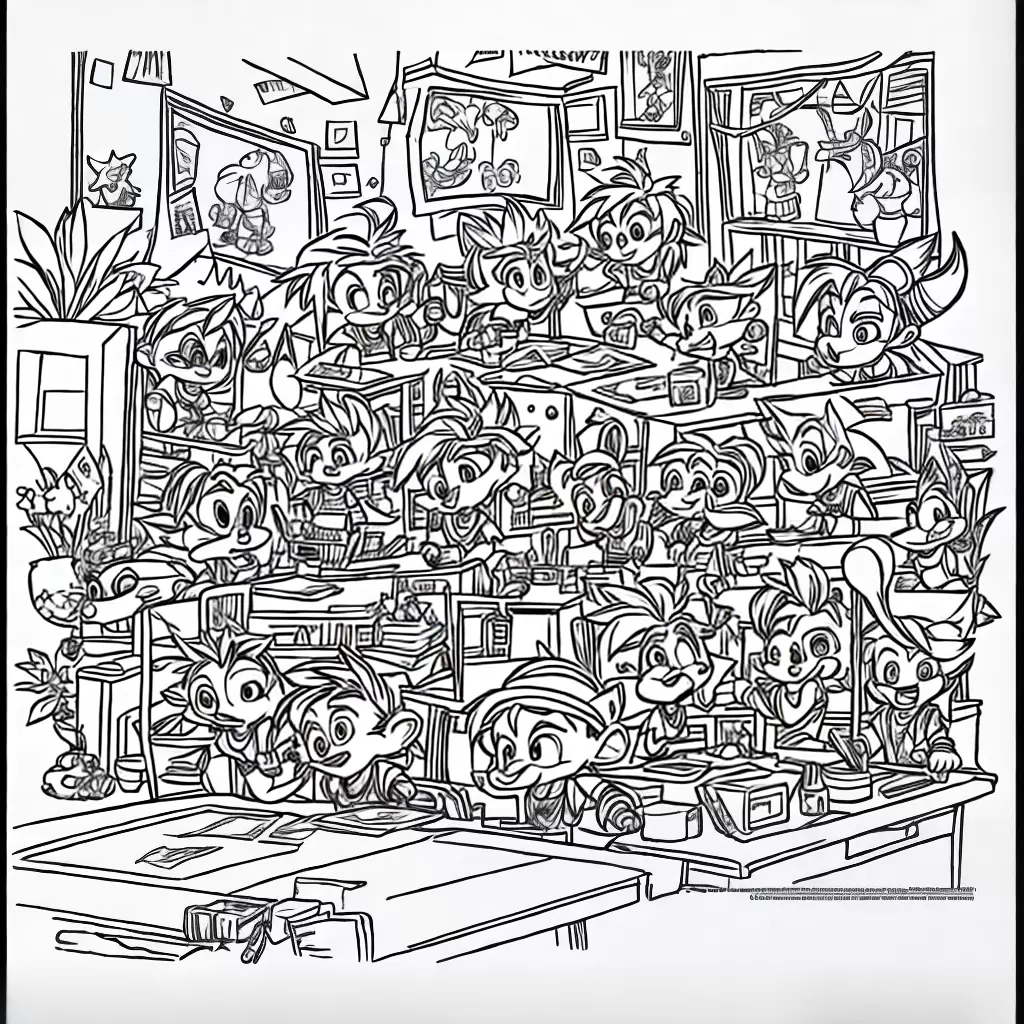 Fotos criancas colorindo crash bandicoot poster Fotos criancas colorindo crash bandicoot poster