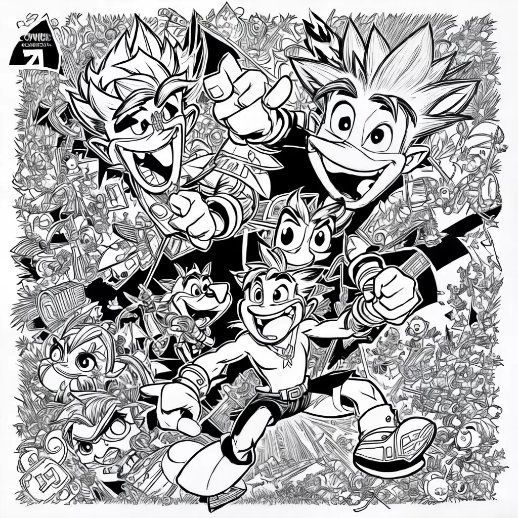 Fotos crash bandicoot colorir 18 paginas Fotos crash bandicoot colorir 18 paginas