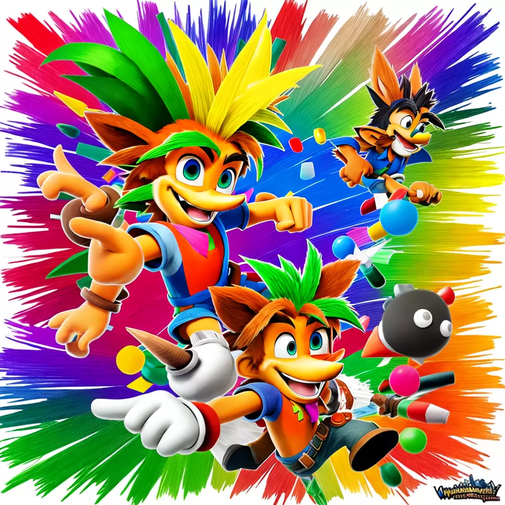 Fotos crash bandicoot colorindo personagens Fotos crash bandicoot colorindo personagens