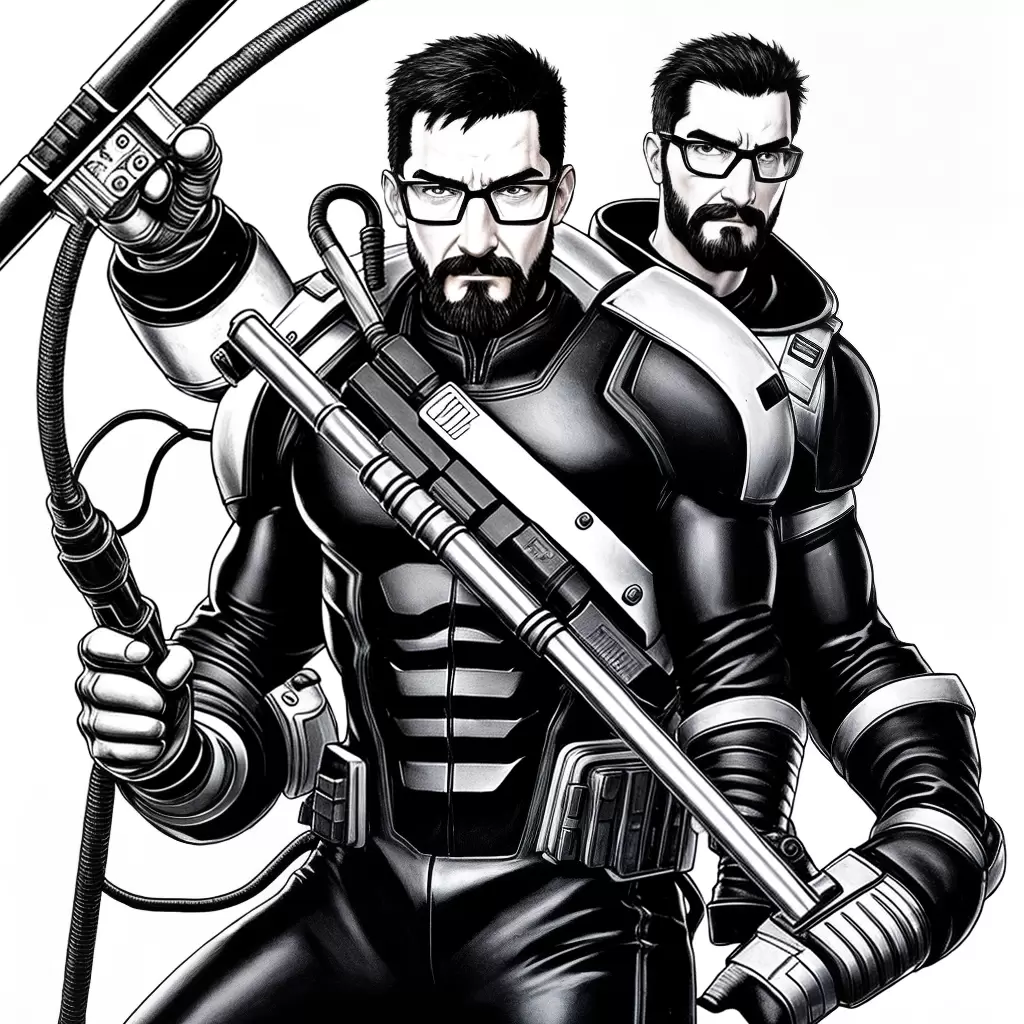 Fotos gordon freeman laboratorio crowbar