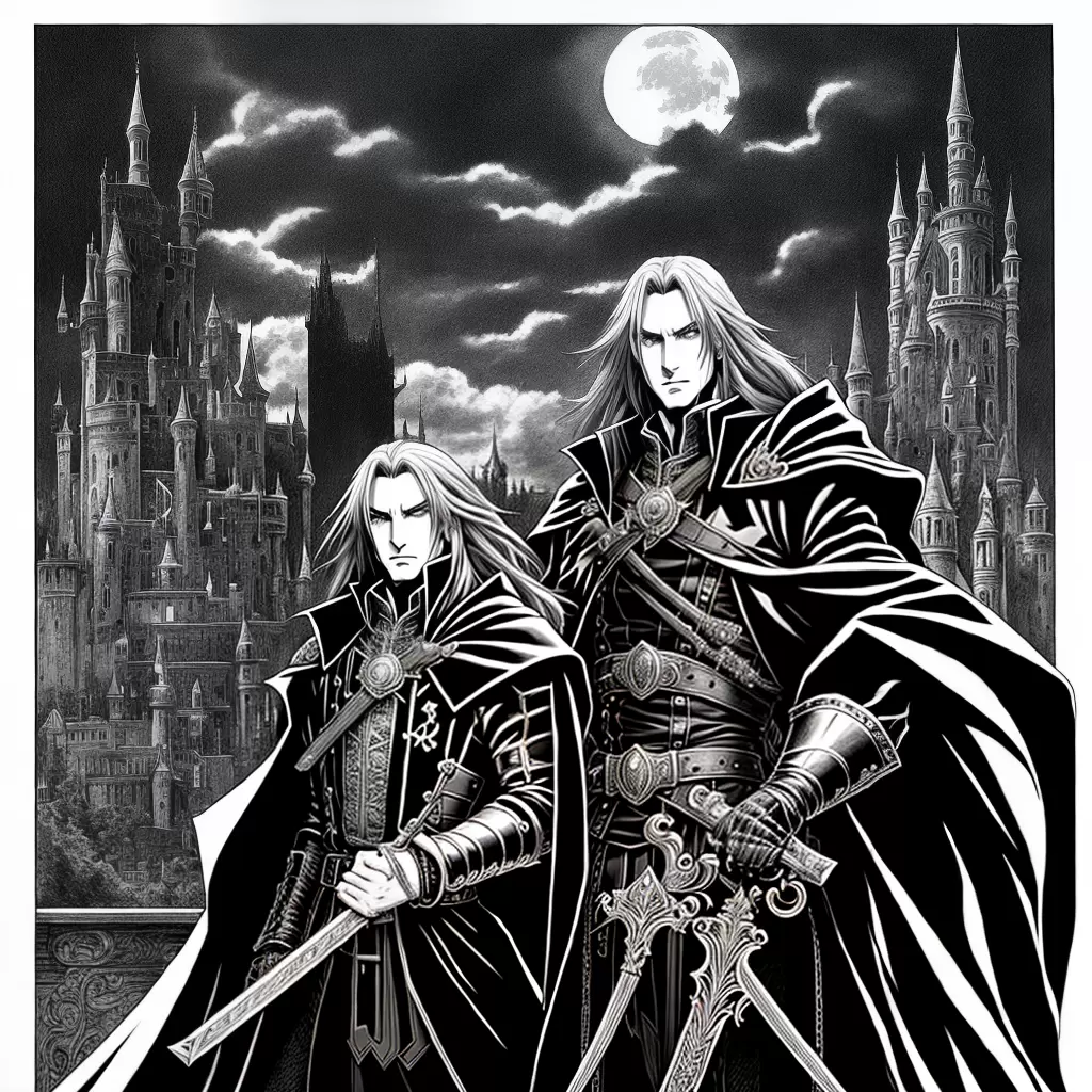 Fotos alucard castlevania ilustracao gotico