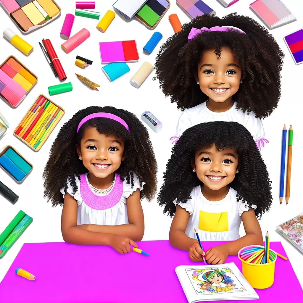 Fotos menina colorindo princesas diversas