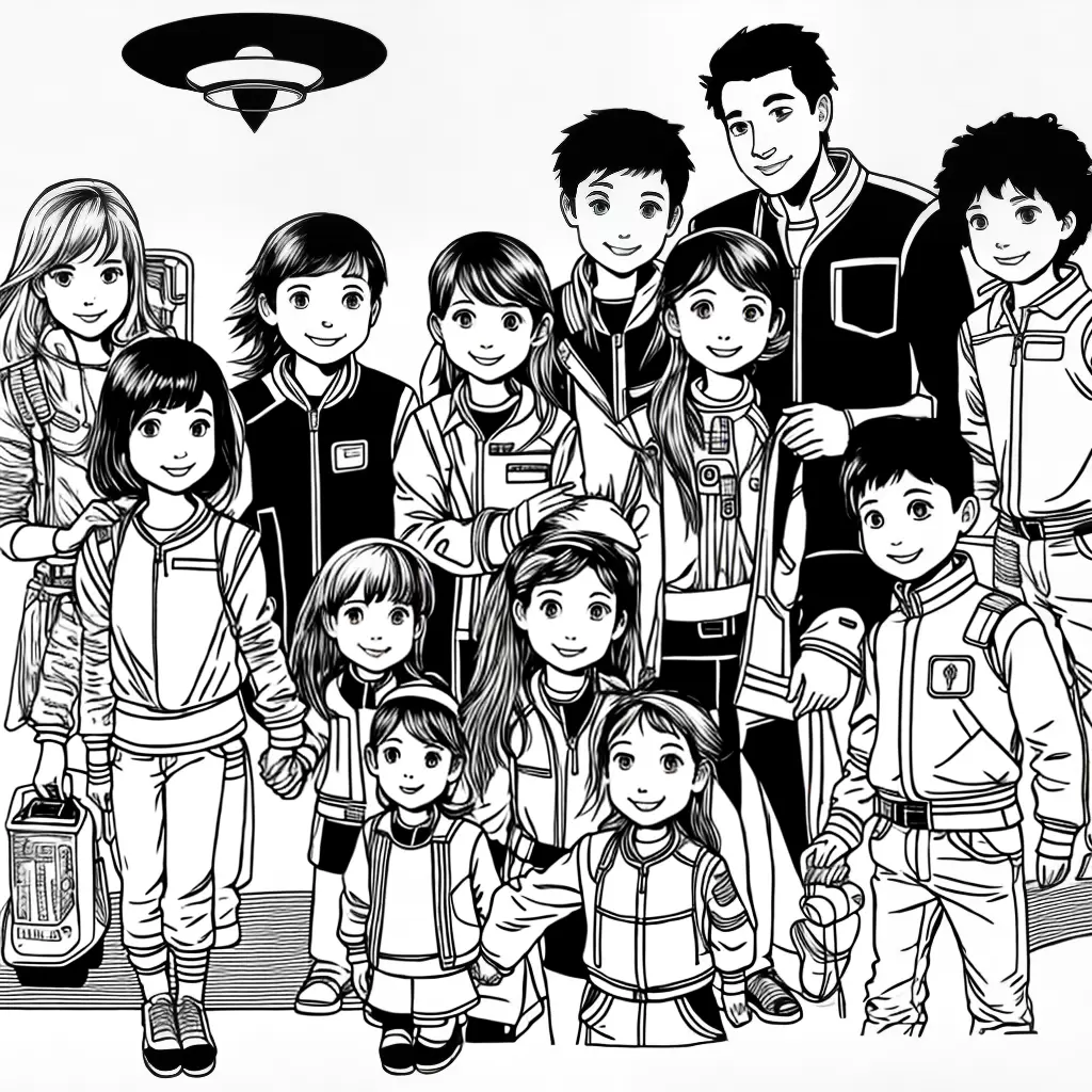 Fotos familia futurista sorriso amor tecnologia