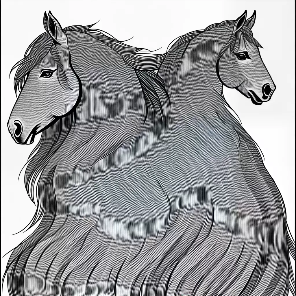 Fotos breton cavalo ilustracao colorida