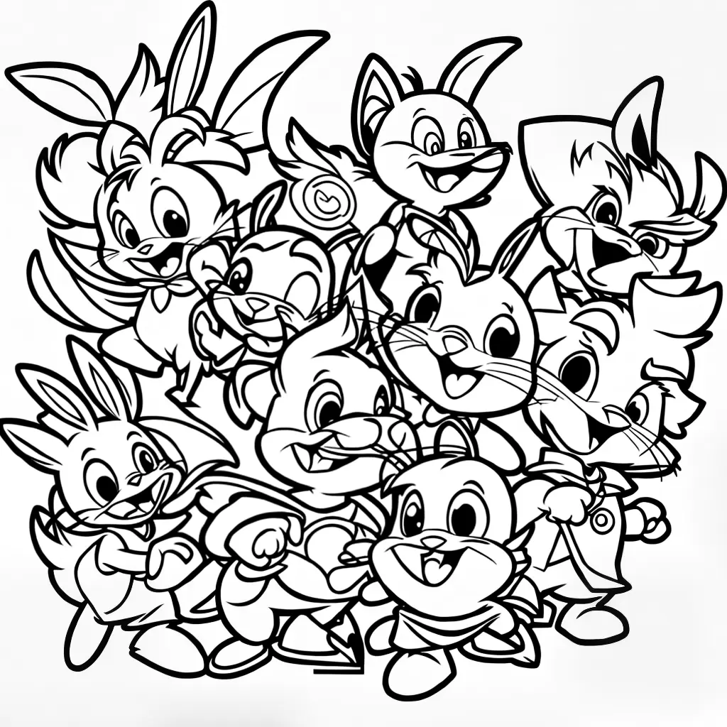Fotos colorir bebes looney tunes 1