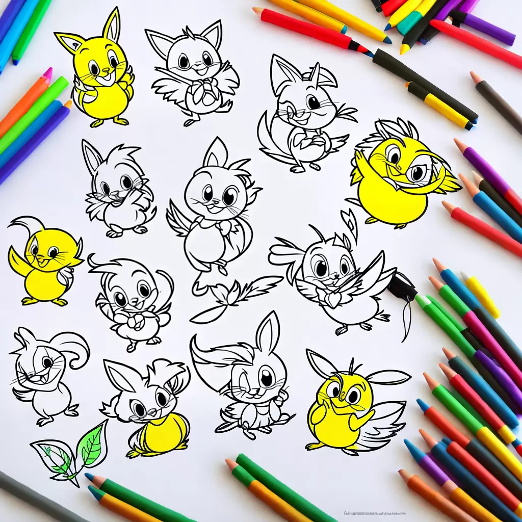 Fotos colorir bebes looney tunes 2