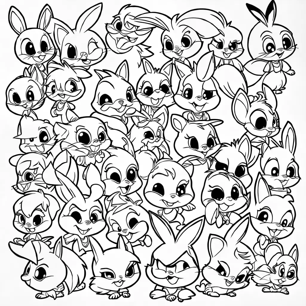 Fotos colorir bebes looney tunes 4