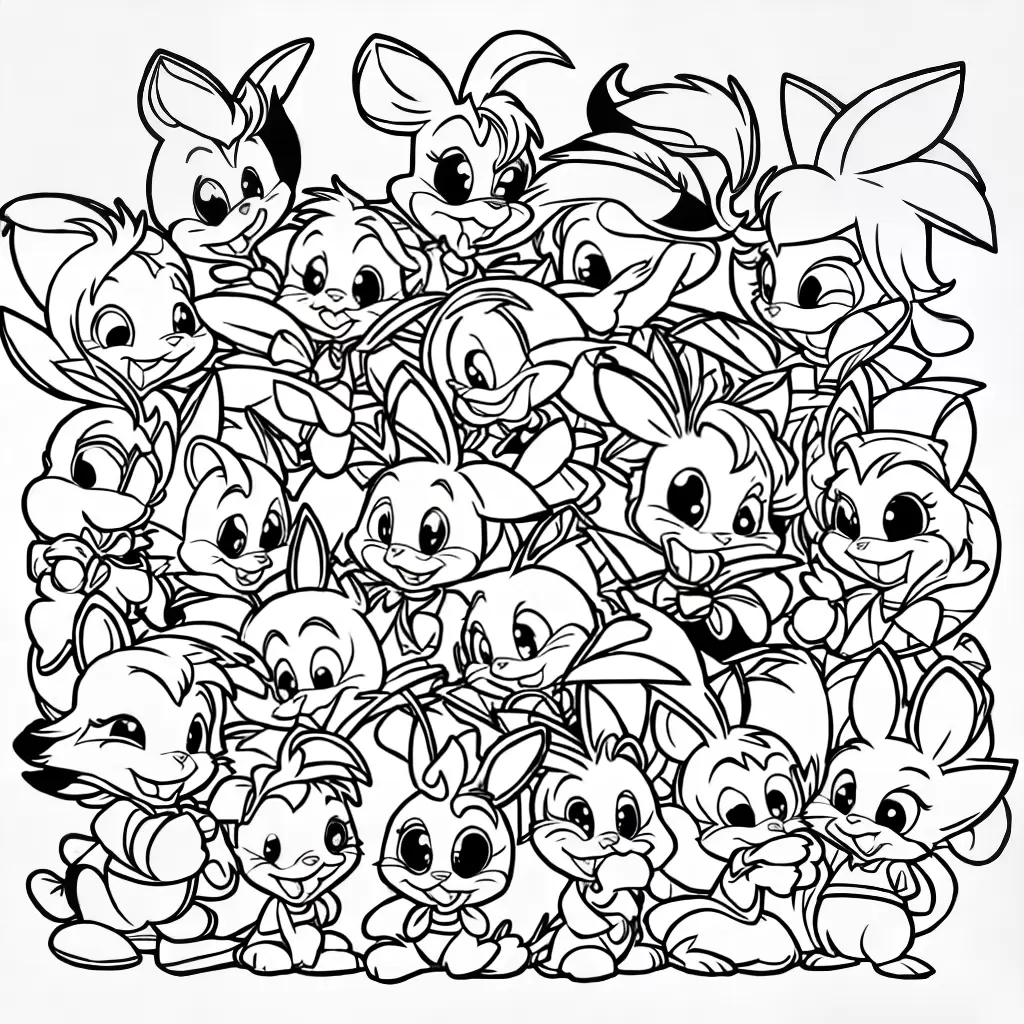 Fotos baby looney tunes colorir 1