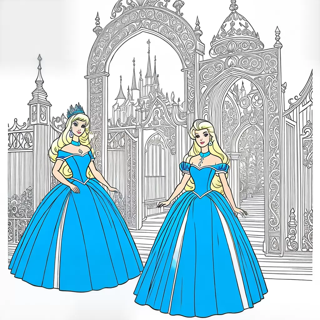 Fotos barbie cinderela colorir 16 paginas