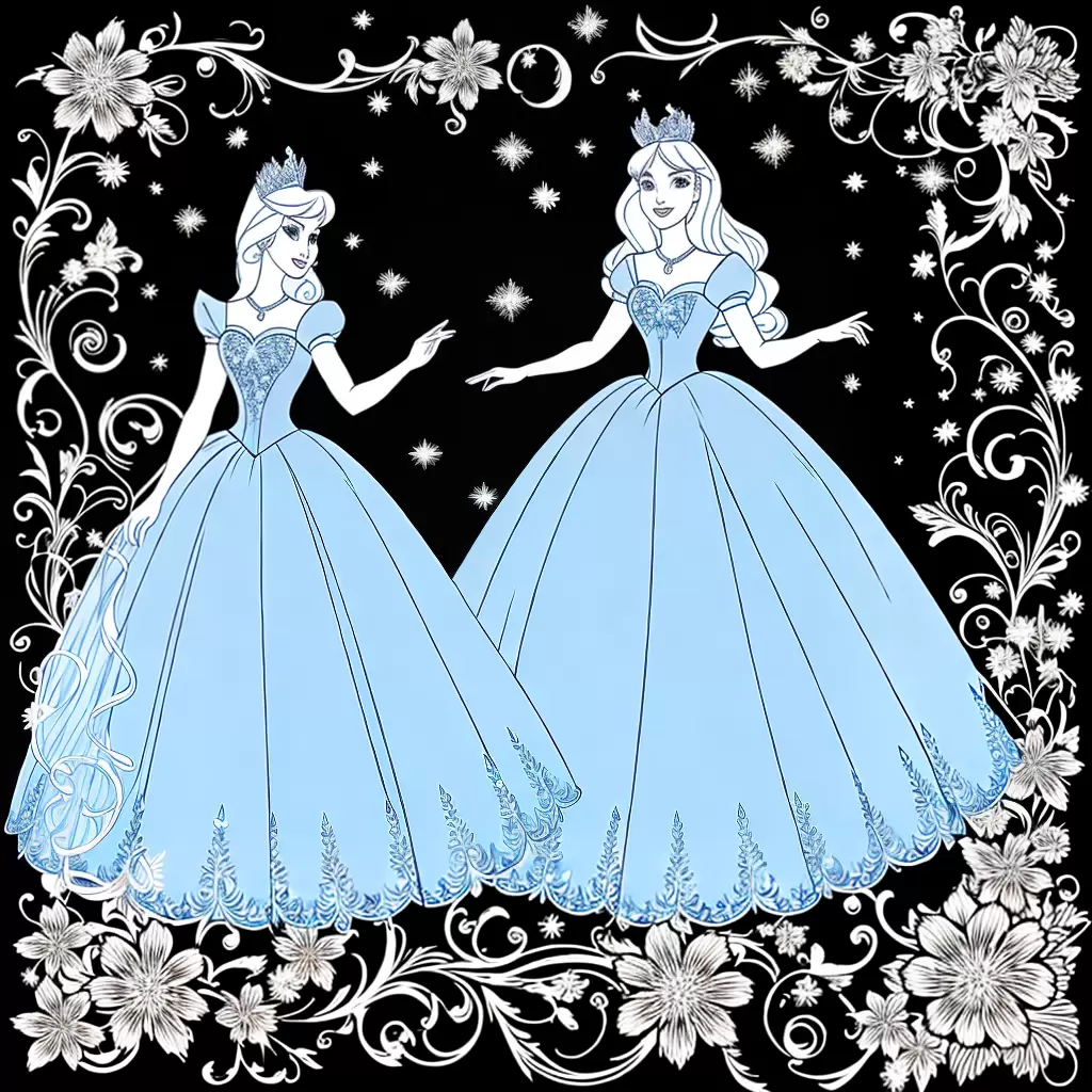 Fotos barbie cinderela colorir paginas 1