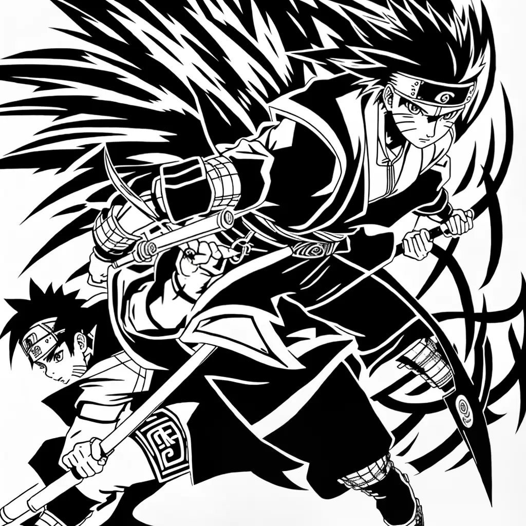 Fotos naruto determinado kunai dragao Fotos naruto determinado kunai dragao