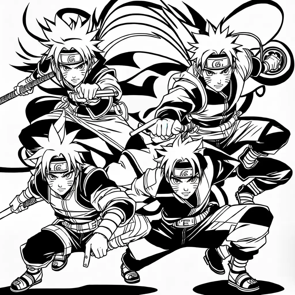 Fotos colorir naruto 16 paginas preto branco Fotos colorir naruto 16 paginas preto branco
