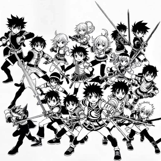 Fotos manga personagens acao monstro robot