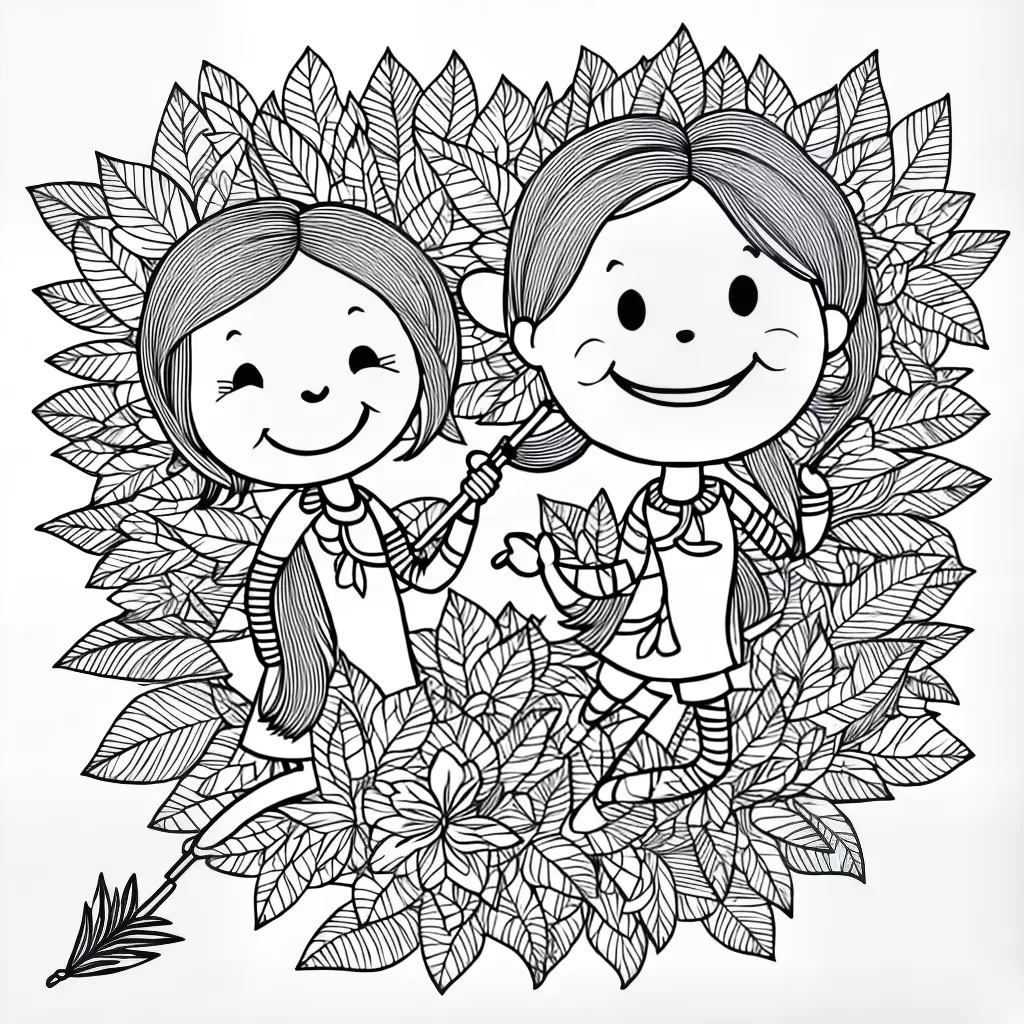 Fotos formiguinha sorridente colorindo flores