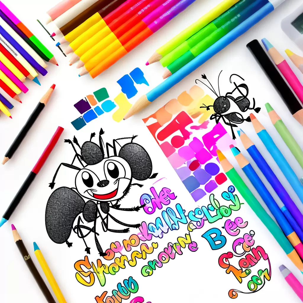 Fotos formiga colorindo ferramentas