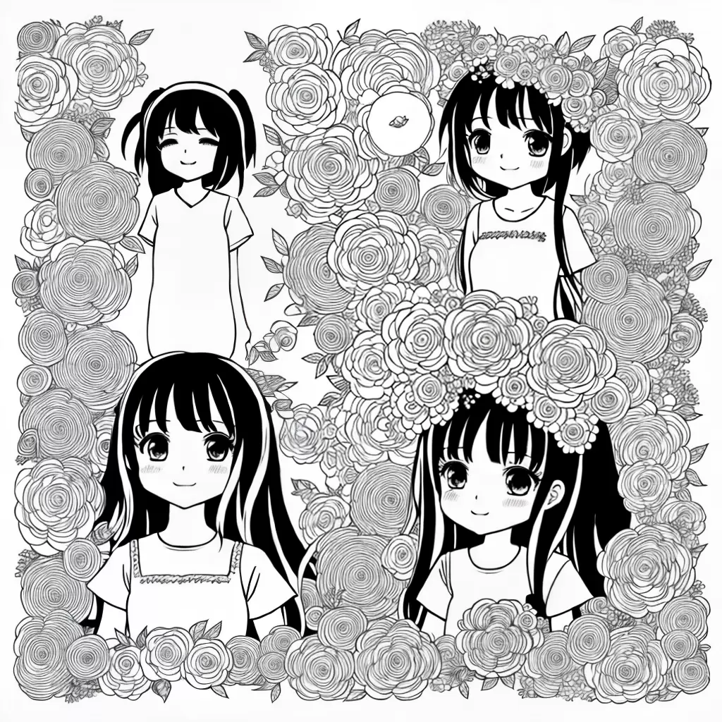 Fotos anime menina nuvem fofinhos por do sol