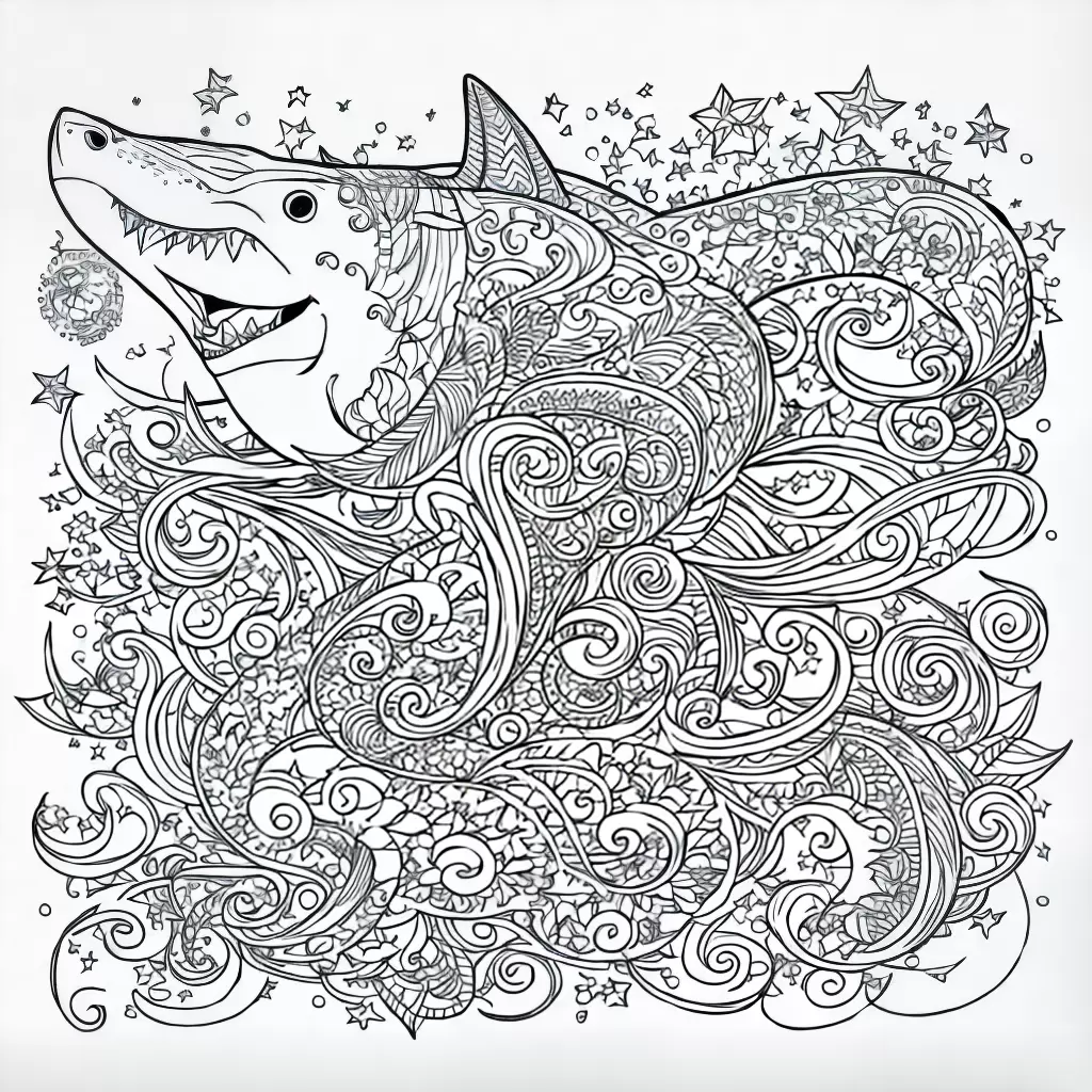 Fotos daddy shark colorir desenho familia