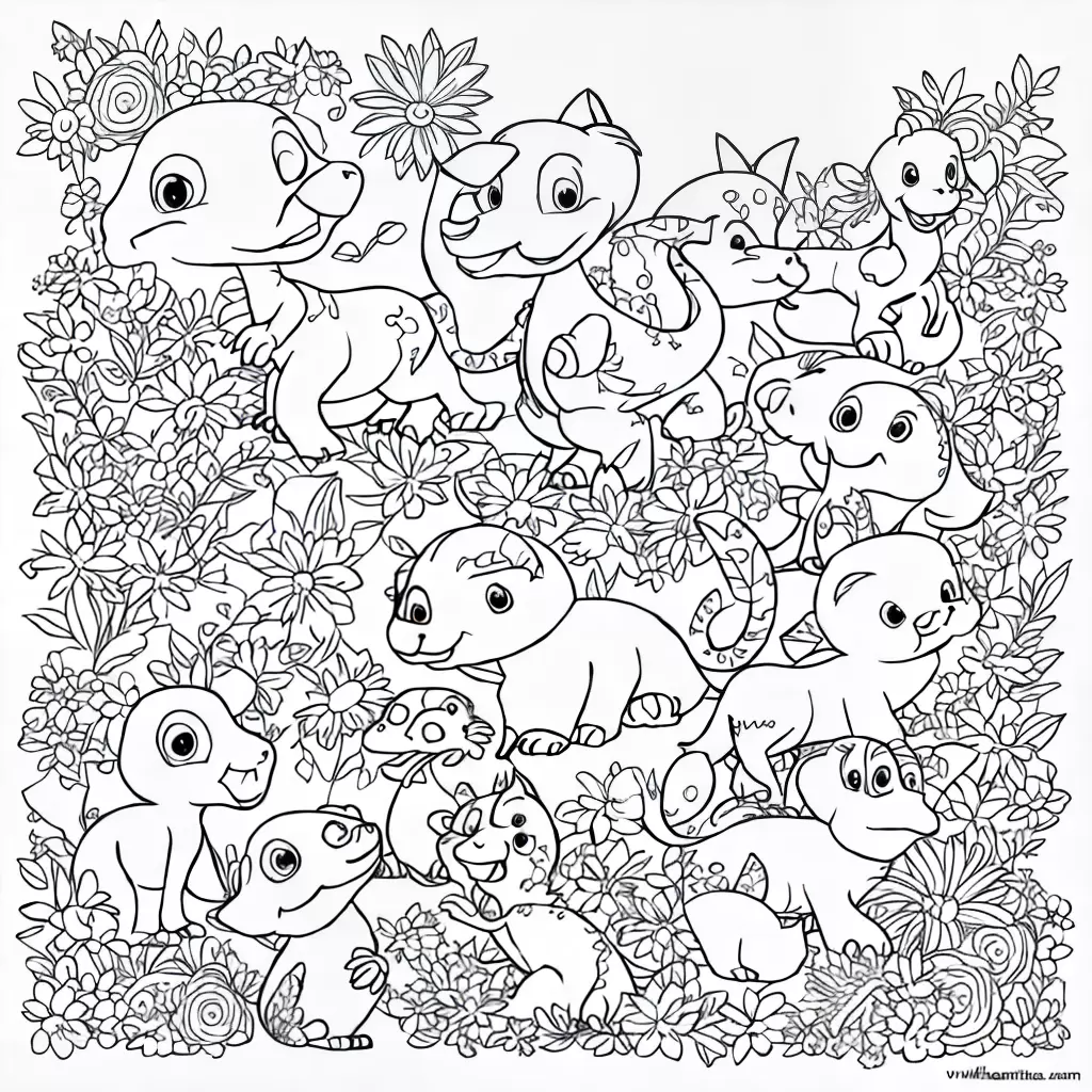 Fotos criancas colorindo bebe dinossauro Fotos criancas colorindo bebe dinossauro