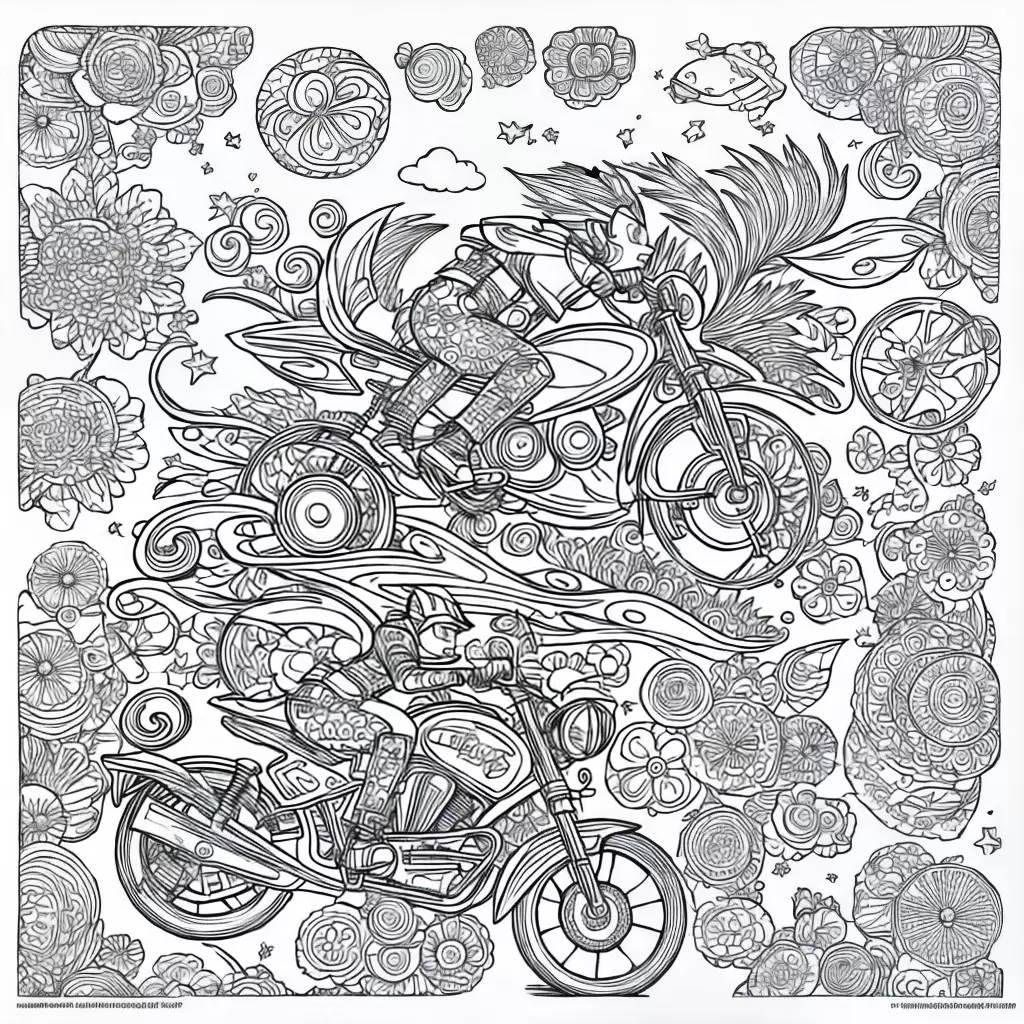 Fotos spongebob motocicleta colorir 1