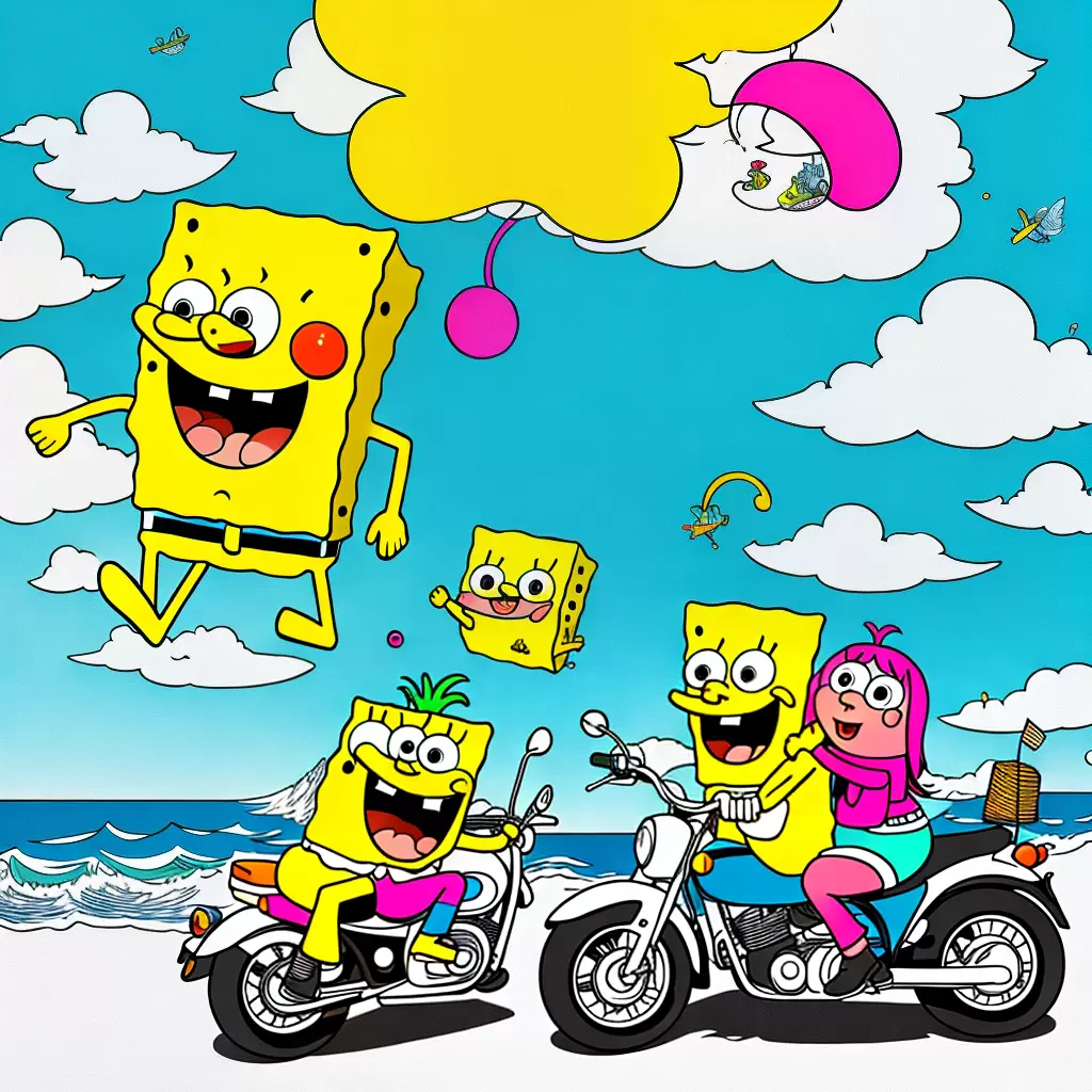 Fotos spongebob moto patrick aventura oceano