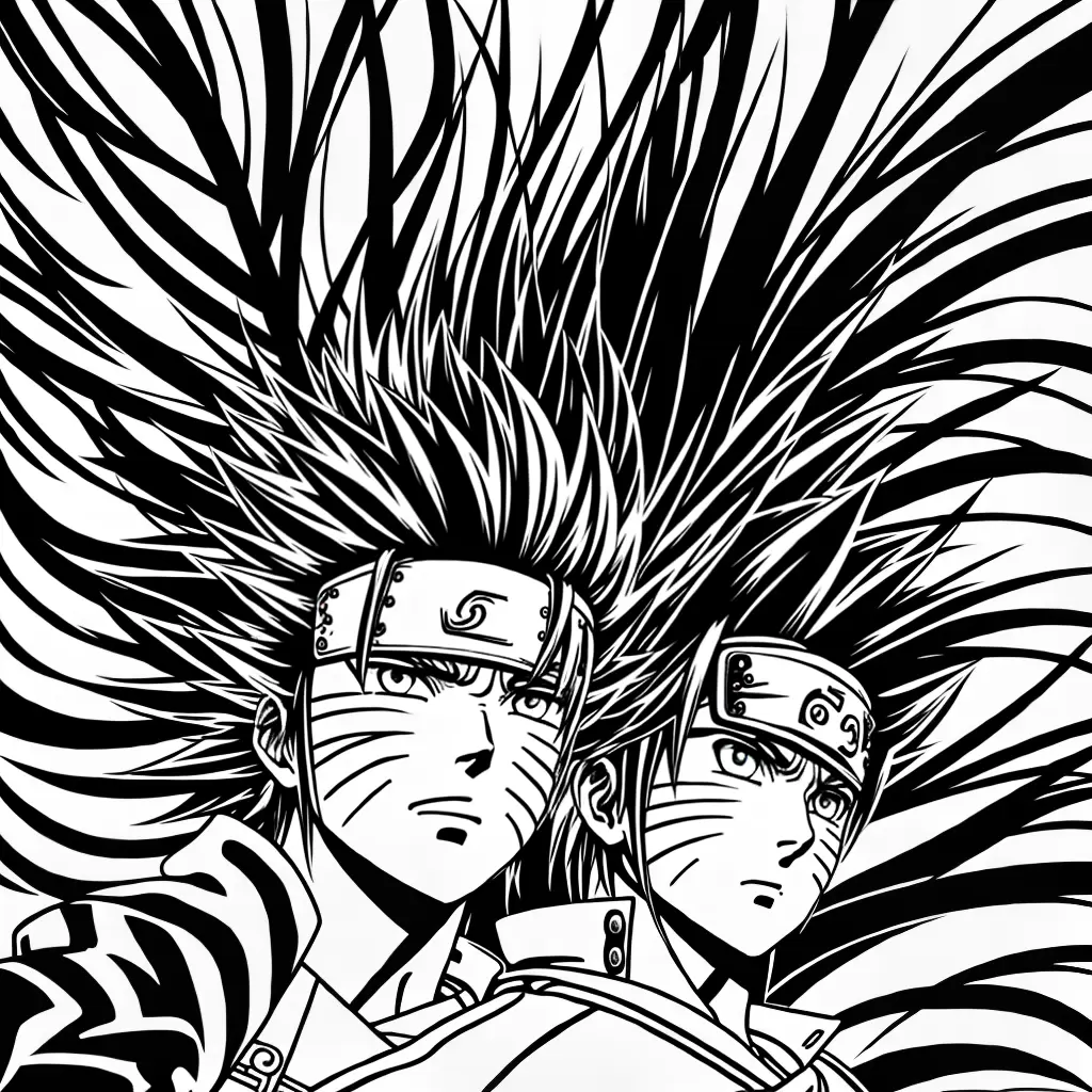 Fotos naruto perfil desenho preto branco Fotos naruto perfil desenho preto branco