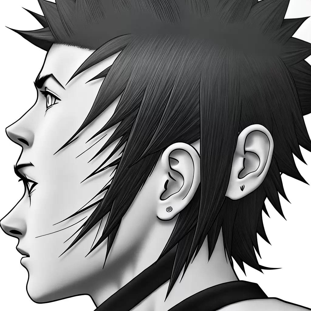 Fotos naruto perfil contorno cabelo facial Fotos naruto perfil contorno cabelo facial