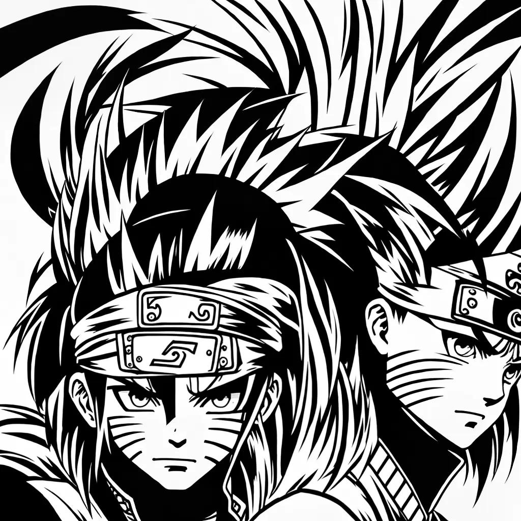Fotos naruto luta desenho preto branco Fotos naruto luta desenho preto branco