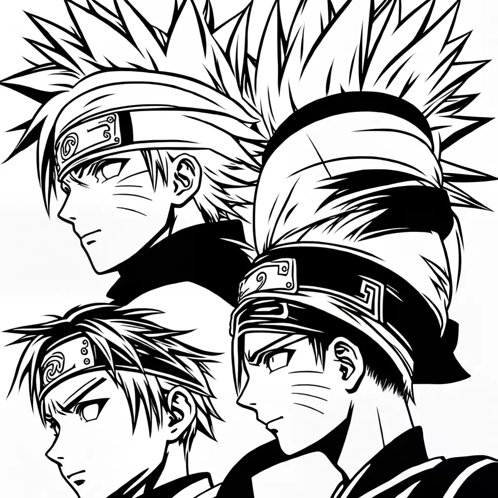 Fotos naruto lado desenho preto branco Fotos naruto lado desenho preto branco